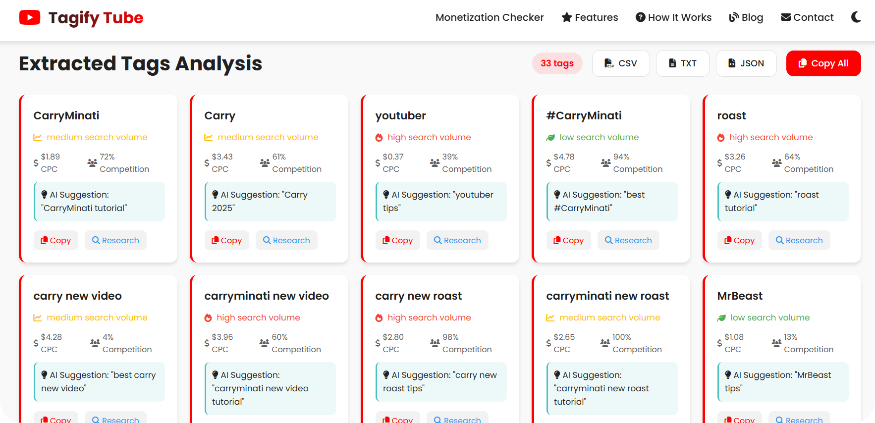 Advanced Earnings Calculator Preview